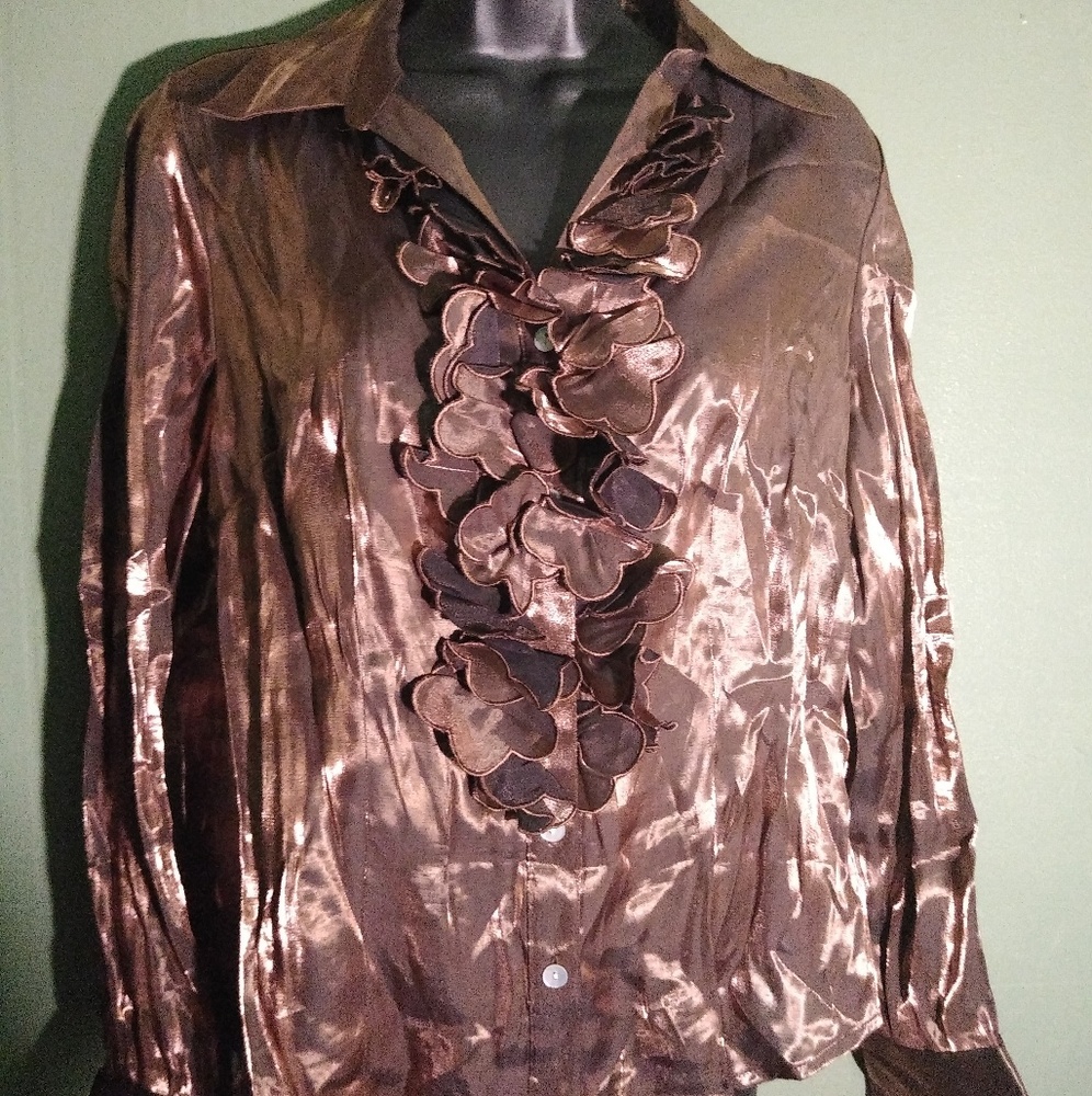 Brown blouse